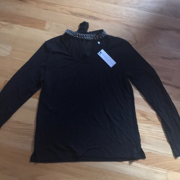 Generation love rhinestone choker top - Picture 2 of 7